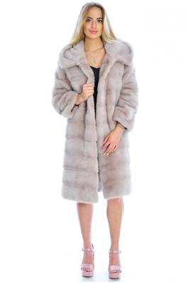 Коричневая норковая шуба Matsoco Furs NE-16255/04211 Купить в Москве- цена  298 000 ₽