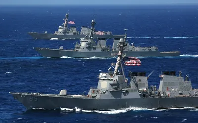 Новый военный корабль ВМС США потопил судно в западной Атлантике