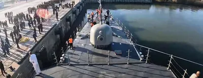 Видео: новейший боевой корабль ВМС США типа Freedom столкнулся с другим  судном