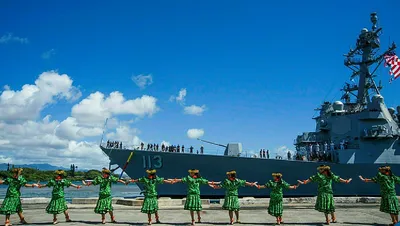 Китайские военные выгнали эсминец США из своих территориальных вод / 23  марта 2023 | В мире, Новости дня 23.03.23 | © РИА Новый День