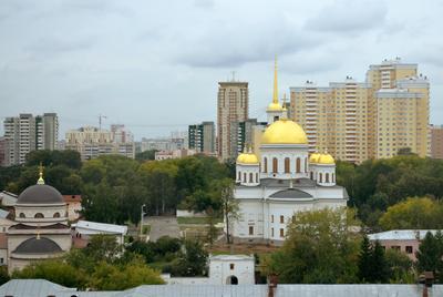 Александро-Невский Ново-Тихвинский монастырь. Собор Александра Невского,  Екатеринбург (Екатеринбург (МО город Екатеринбург)), фотография. фасады