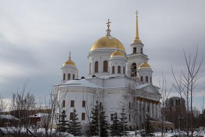 Екатеринбург Ново-Тихвинский монастырь Собор Александра Невского Фотография