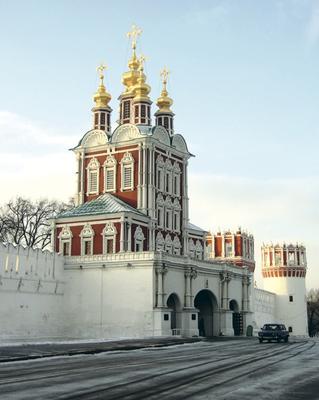 Москва Новодевичий монастырь Собор Иконы Божией Матери Смоленская Фотография