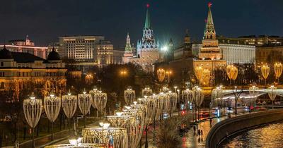 Экскурсионный тур ««Вечерняя новогодняя Москва»» на 15 часов