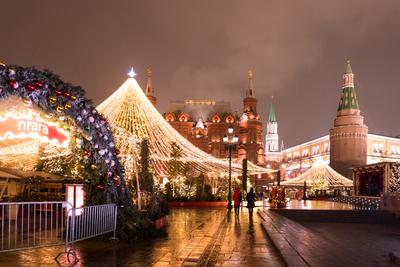 Новогодняя Москва,очень красивое …» — создано в Шедевруме