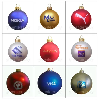 Елочные шары для нанесения логотипа, новогодние шары с логотипом | Низкие  цены от производителя