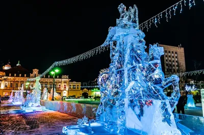 Новогодний Екатеринбург в стиле …» — создано в Шедевруме