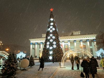 СГК открыла новую новогоднюю площадку в Новосибирске