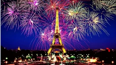 Новый год в Париже | Пикабу