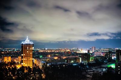 Новогодний Новосибирск показал с высоты птичьего полёта фотограф Слава  Степанов