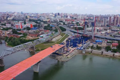 В Новосибирске смонтировано 285 метров четвертого моста через реку Обь |  ОБЩЕСТВО | АиФ Новосибирск
