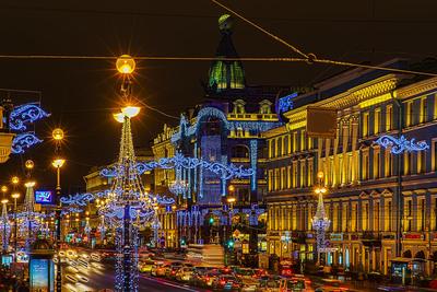 Как украсят Санкт-Петербург на Новый год 2024-2025: даты, какие улицы  украсят, фото, видео