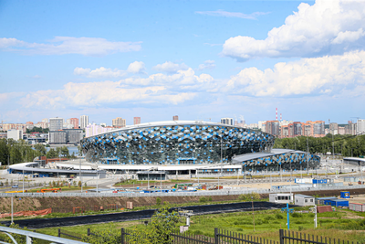 Архитекторы представили новый Ледовый дворец в Новосибирске в виде шайбы -  KP.RU