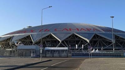 В Самаре 8 июля на куполе стадиона «Солидарность Арена» появилась огромная  надпись – Новости Самары и Самарской области – ГТРК Самара