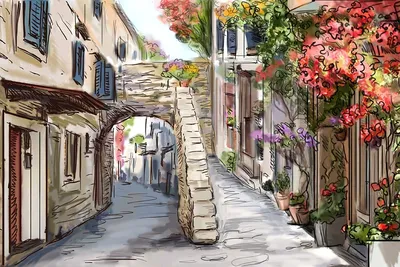 Обои Италия цветочный узор. Обои для стен из Италии. Обои для стен с  цветами. Обои с цветами и растениями | Интернет магазин обоев Oboi-Italia