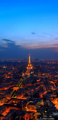 Eiffel Tower Wallpaper 4K, Twilight, Sunset, Paris, France