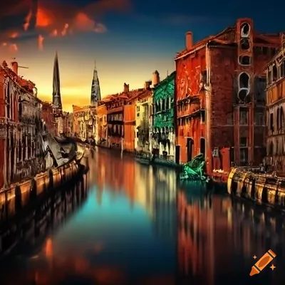 Venice steampunk desktop wallpaper on Craiyon