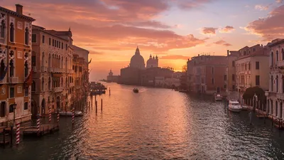 Обои венеция, италия, канал на рабочий стол