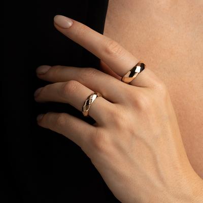 Обручальные кольца Платина 3 - купить в Новосибирске ручной работы - ГАБИТУС