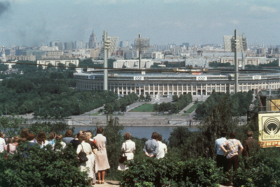 Олимпиада-80. Москва 1980 год. Олимпийский Мишка. Редкий. Значок. №8356 С  Рубля!!!