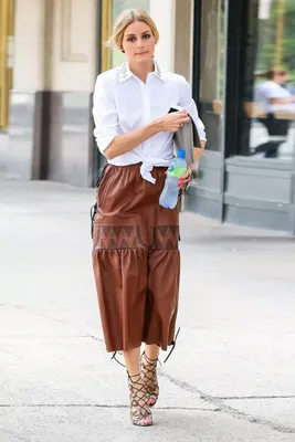 Оливия Палермо на улицах Нью-Йорка | Vogue UA