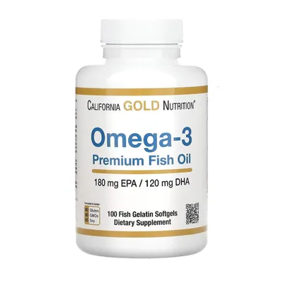Купить Омега 3 Omega 3 от California Gold Nutrition (100капс) в Минске. Омега  3 (Omega 3) California Gold Nutrition доставка по Беларуси
