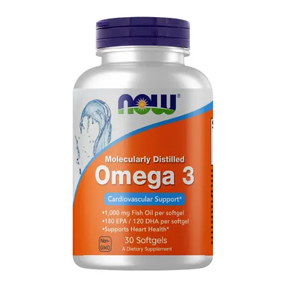 SportPit_29 - Now Foods, Omega-3 1000 мг 🦈 Производитель: США 🇺🇸  Фасовки: 30, 100, 200 капсул. Омега-3 в своём составе содержит компоненты,  отвечающие за снижение количества триглицеридов и «плохого» холестерина в  крови.