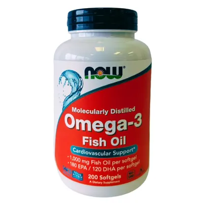 Капсулы \"Омега-3\" 1000 мг - Now Foods Omega-3 Molecularly Distilled 180  EPA/120 DHA: купить по лучшей цене в Украине | Makeup.ua