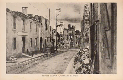 Лимож — Орадур-сюр-Глан (Разрушенная деревня с остатками пригородного  трамвая) — Фото — Городской электротранспорт