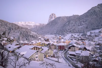 Summer in the village of Ortisei, in Val Gardena, the Dolomites, in the  South Tyrol, in north Italy, Europe Stock Photo - Alamy
