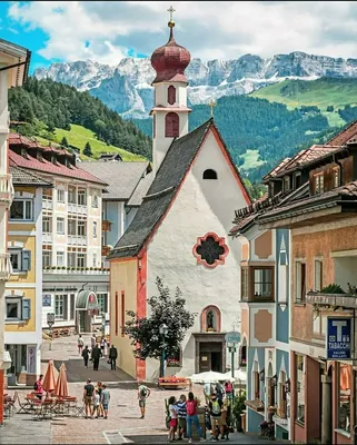 Ortisei in Val Gardena (Italy) Editorial Image - Image of italy, downtown:  65144520