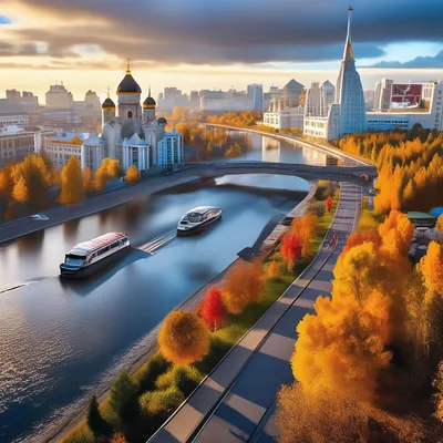Екатеринбург, осень, зелёная роща , …» — создано в Шедевруме