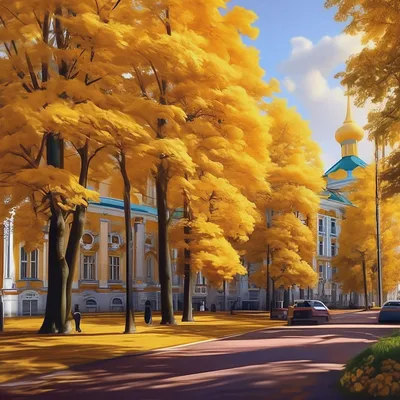 Осенний Санкт Петербург» — создано в Шедевруме