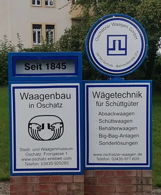 2399) Компания \"Oschatzer Waagenfabrik\" Otto Bielig. Oschatz. Ошац. Германия