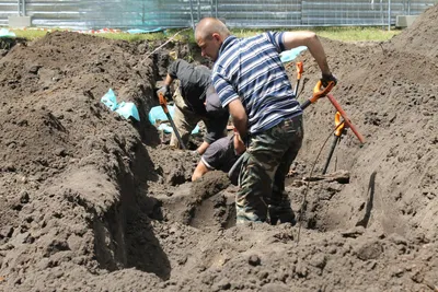 На даче в деревне Вороний Остров нашли останки шести немецких солдат