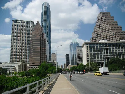 Остин, Техас, США стоковое изображение. изображение насчитывающей горизонт  - 109495419