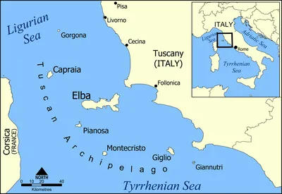 Остров Эльба (Isola d'Elba), Италия - достопримечательности, карта