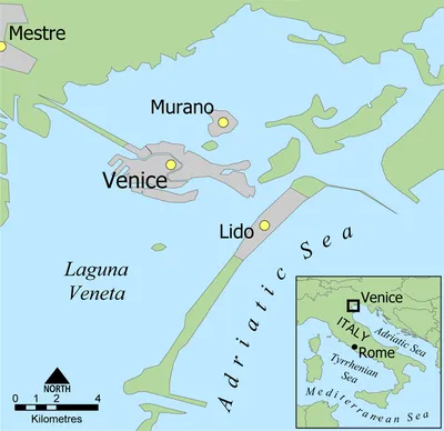 Самостоятельно на городской пляж Венеции на острове Лидо., отзыв от туриста  Arkhip251166 на Туристер.Ру