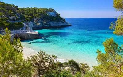 Пляж На Острове Менорка, Испания Фотография, картинки, изображения и  сток-фотография без роялти. Image 12041495