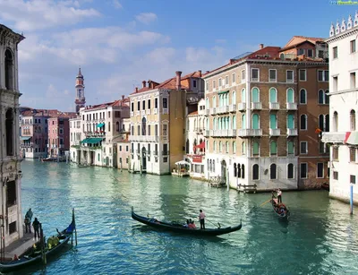 Венеция. Отдых в Италии. Панорамный вид на Венецию от большого канала  Стоковое Фото - изображение насчитывающей цветы, италия: 188542134