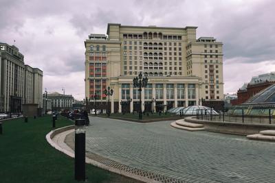 Four Seasons Hotel Moscow In Manege Square. Moscow, Russia.This Is Modern  Luxury Hotel With Facade That Replicates The Historic Hotel Moskva. Stock  Photo, Picture and Royalty Free Image. Image 71002904.