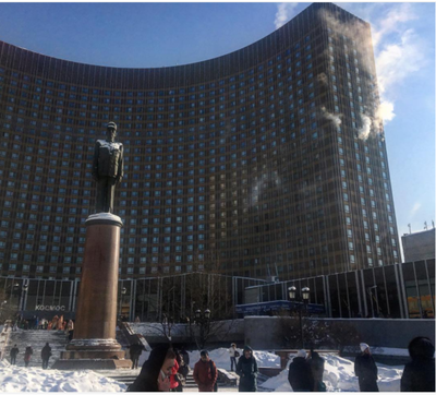 Вот какой проект перестройки гостиницы «Космос» появился в сети - Москвич  Mag