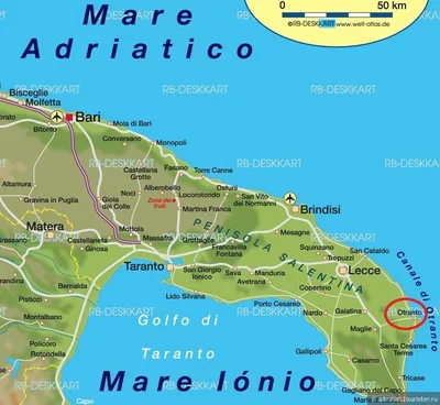 Борги полуостров Саленто — La Tua Italia
