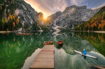 Озеро Брайес / Италия / Автор: Vallent10