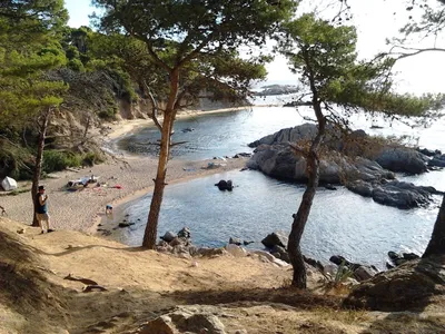 Пляж Ла-Фоска Паламос, Жирона, Каталония, Испания Редакционное Фото -  изображение насчитывающей европейско, отдых: 158955481