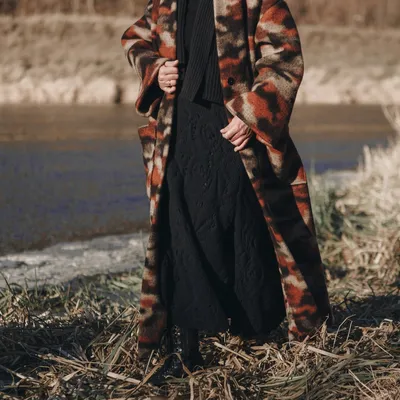 Женское пальто (двухстороннее, италия) (id 85239716), купить в Казахстане,  цена на Satu.kz