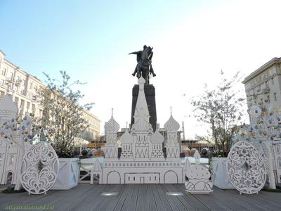 Памятник Юрию Долгорукому в Москве (Yury Dolgoruky Monument XIX Century)  Stock Vector | Adobe Stock