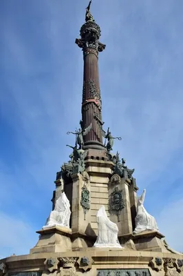 Памятник Колумбус в Барселона Редакционное Изображение - изображение  насчитывающей город, высокоросло: 74730790