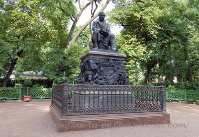 Памятник И.А. Крылову, Санкт-Петербург — 2ГИС