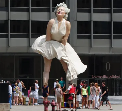 Памятник Мэрилин Монро в Чикаго — Сообщество «Позитивов☺зы» на DRIVE2